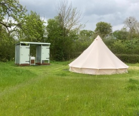 Glamping at The Homestead - Ensuite bell tent