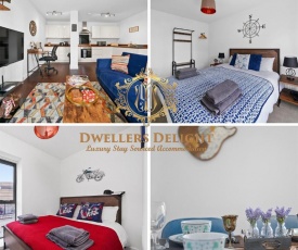 Stevenage Stylish 2 Bedroom Apartment, Upto 5 Guests at Dwellers Delight Luxury Stay Serviced Accommodation, with Free Wifi