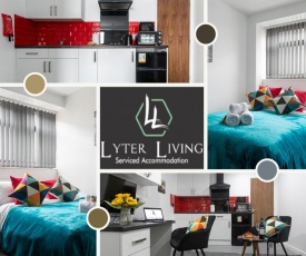 1 Bedroom Studio Apartment by Lyter Living Short Lets Serviced Accommodation Leicester with Wifi